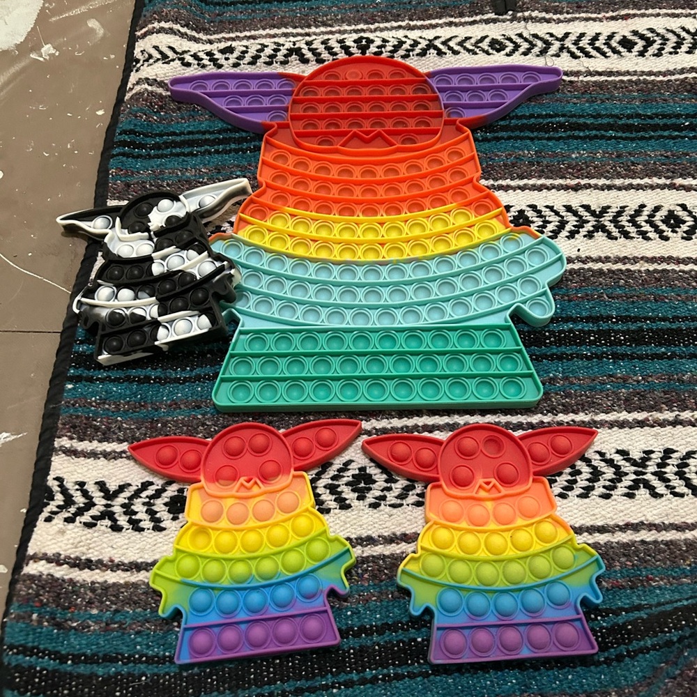 Rainbow Pop Fidget Toy Set